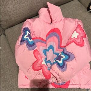 Lola & The Boys Pink Star Jacket